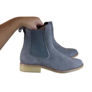 Thursday Boot & Co Gray Suede Duchess  Chelsea Boots sz 10